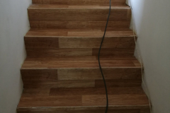 Pokládka PVC na schodiště